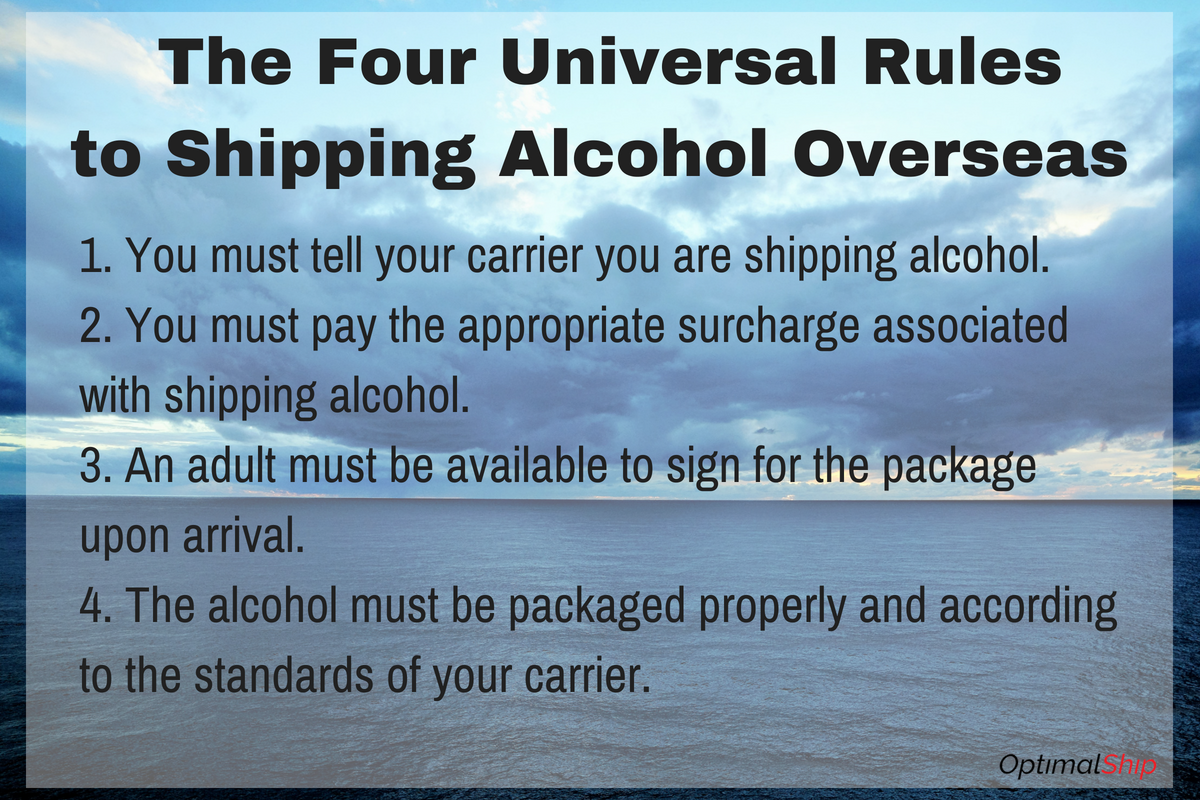 How To Ship Alcohol Overseas